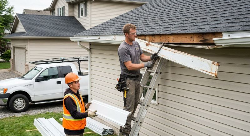 Garage Fascia Replacement in Overland Park, KS