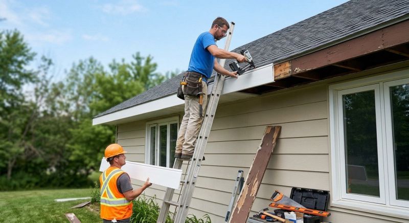 Aluminum Fascia Replacement in Wilmington, NC