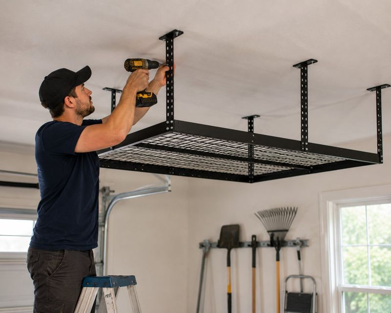 Ceiling Rack Installation in Raleigh, NC