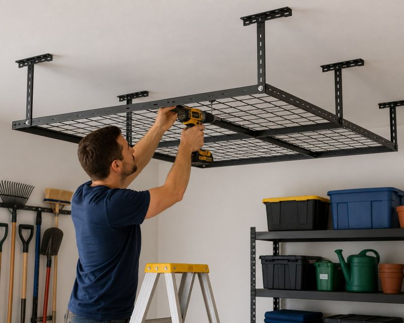 Garage Tool Rack Installation in Fairfax County, VA