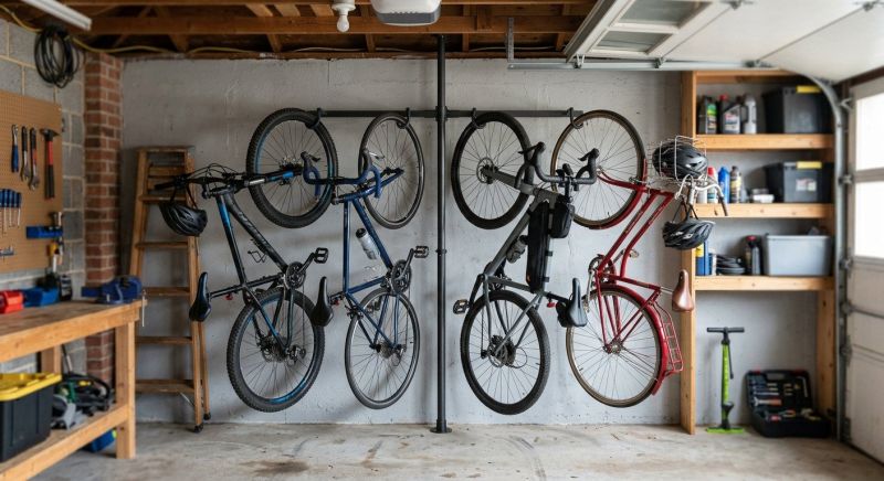 Garage Tool Rack Installation in Charlotte, NC