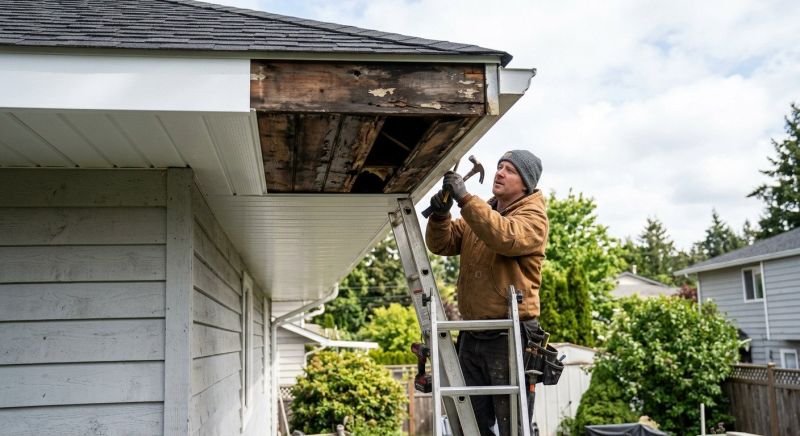 Metal Soffit Repair in Conroe, TX
