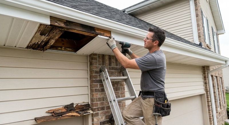 Metal Soffit Repair in Wilmington, NC