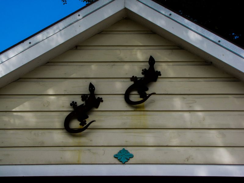 Shiplap Wall with Decor